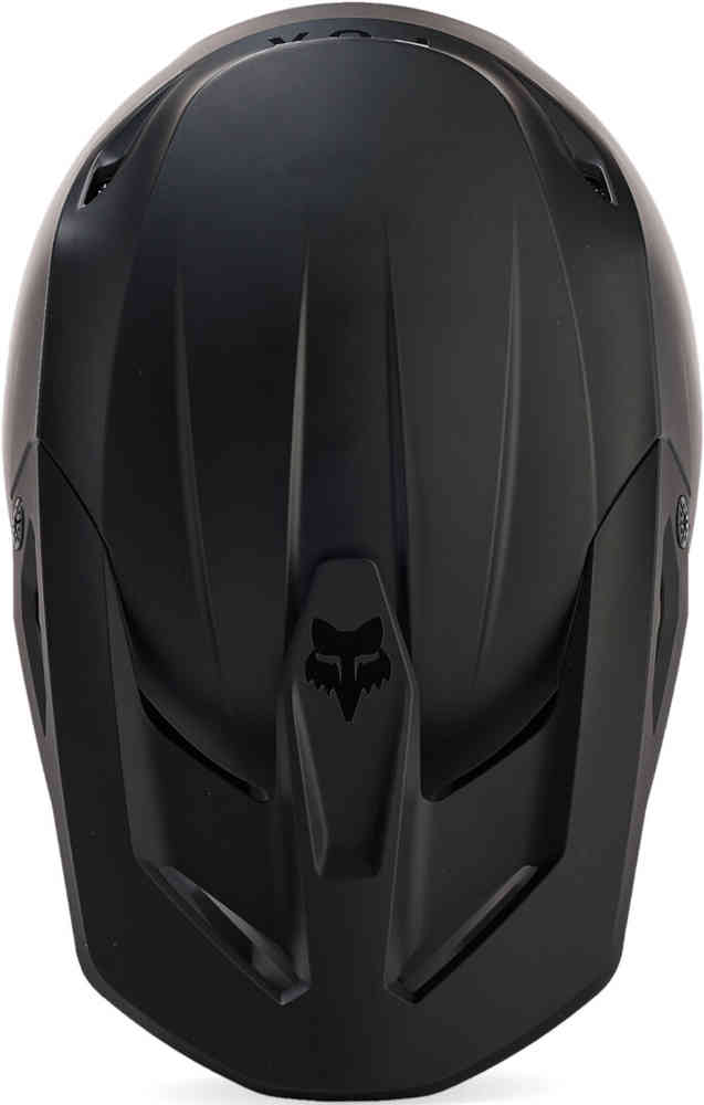 FOX V1 Matte Black 2023 Youth Motocross Helmet