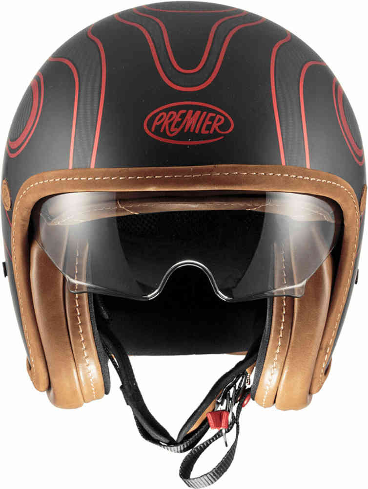 Premier Vintage Platinum ED Carbon FR Chromed BM Jet Helmet