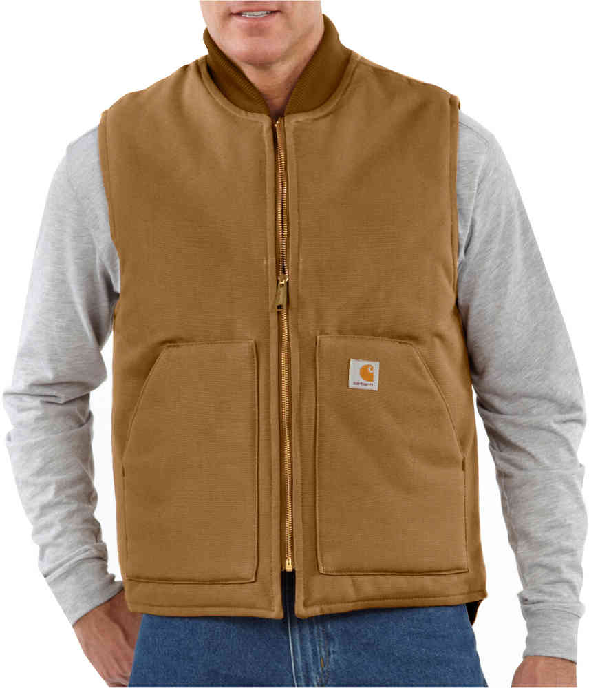 Carhartt Relaxed Fit Firm Duck Insulated Rib Collar Vest