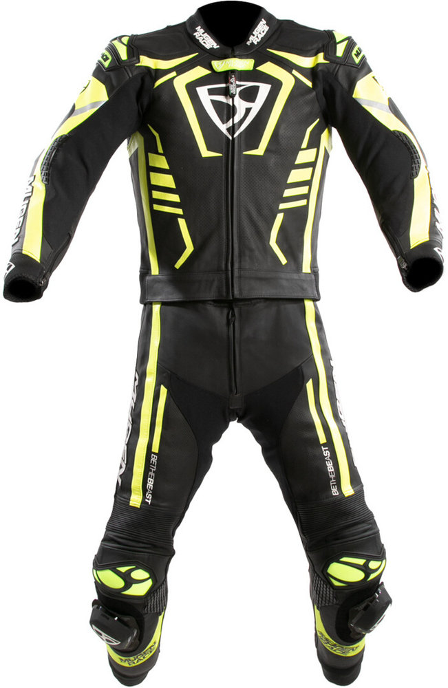 MUGENRACE Predator perforated Two Piece Motorcycle Leather Suit