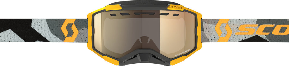 Scott Fury Light Sensitive Camo Grey/Yellow Snow Goggles