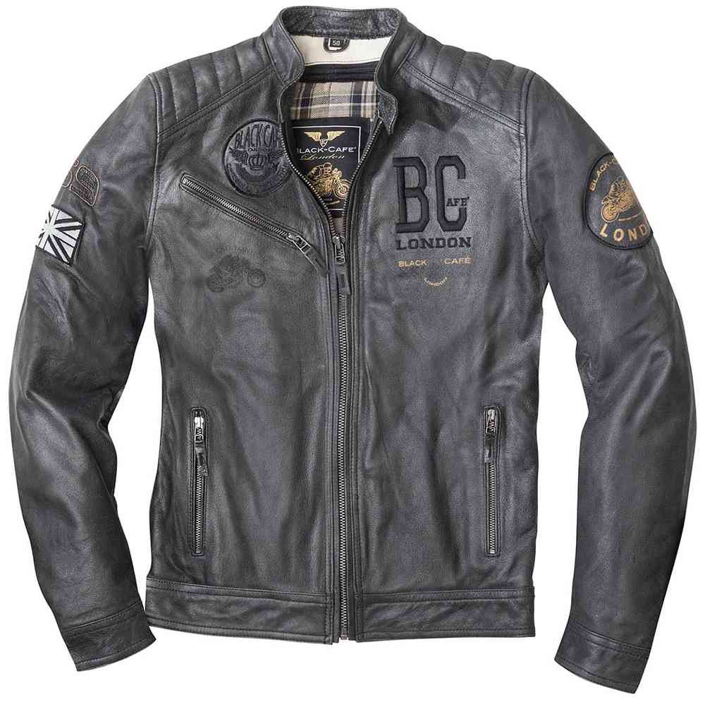 Black-Cafe London Rocka motorcycle leather jacket 2nd choice item