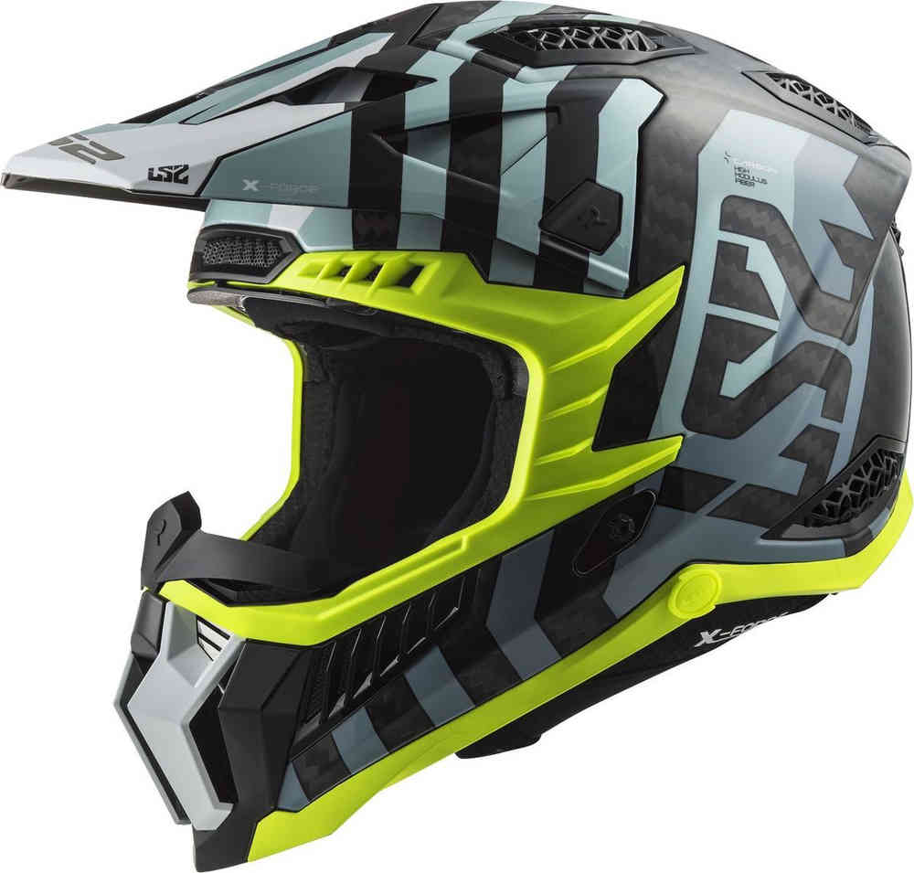 LS2 MX703 X-Force Barrier Carbon Motocross Helmet