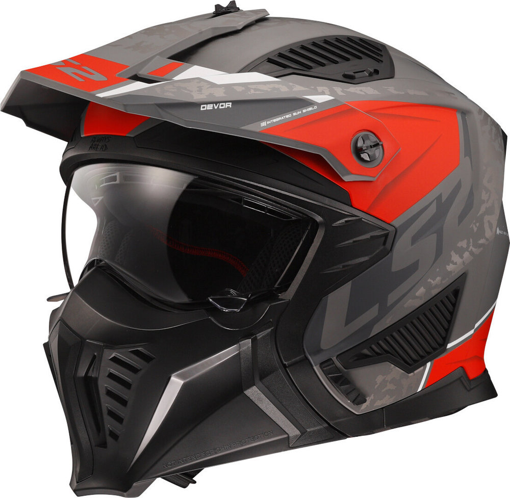 LS2 OF606 Drifter Devor Trial Helmet