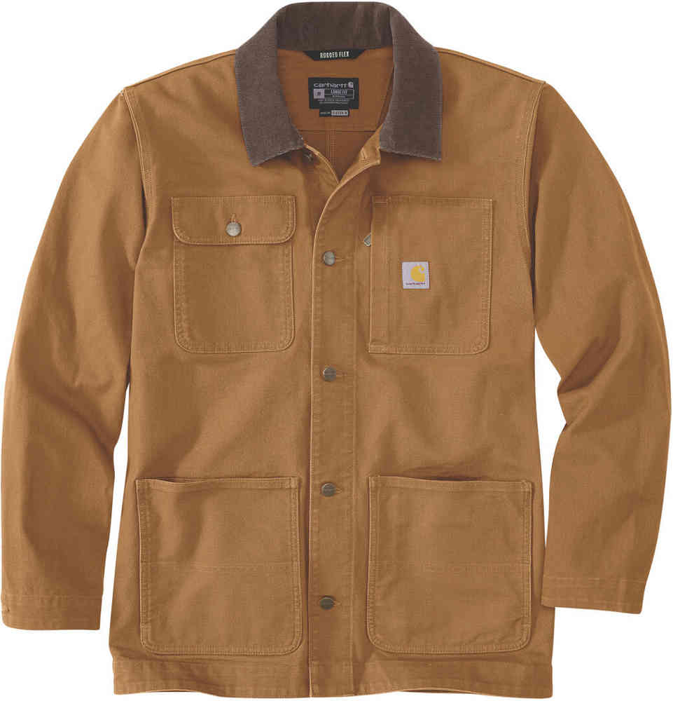 Carhartt Loose Fit Firm Duck Blanket-Lined Chore Coat