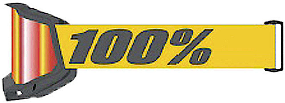 100% Accuri II V2 Chrome Essential Motocross Goggles