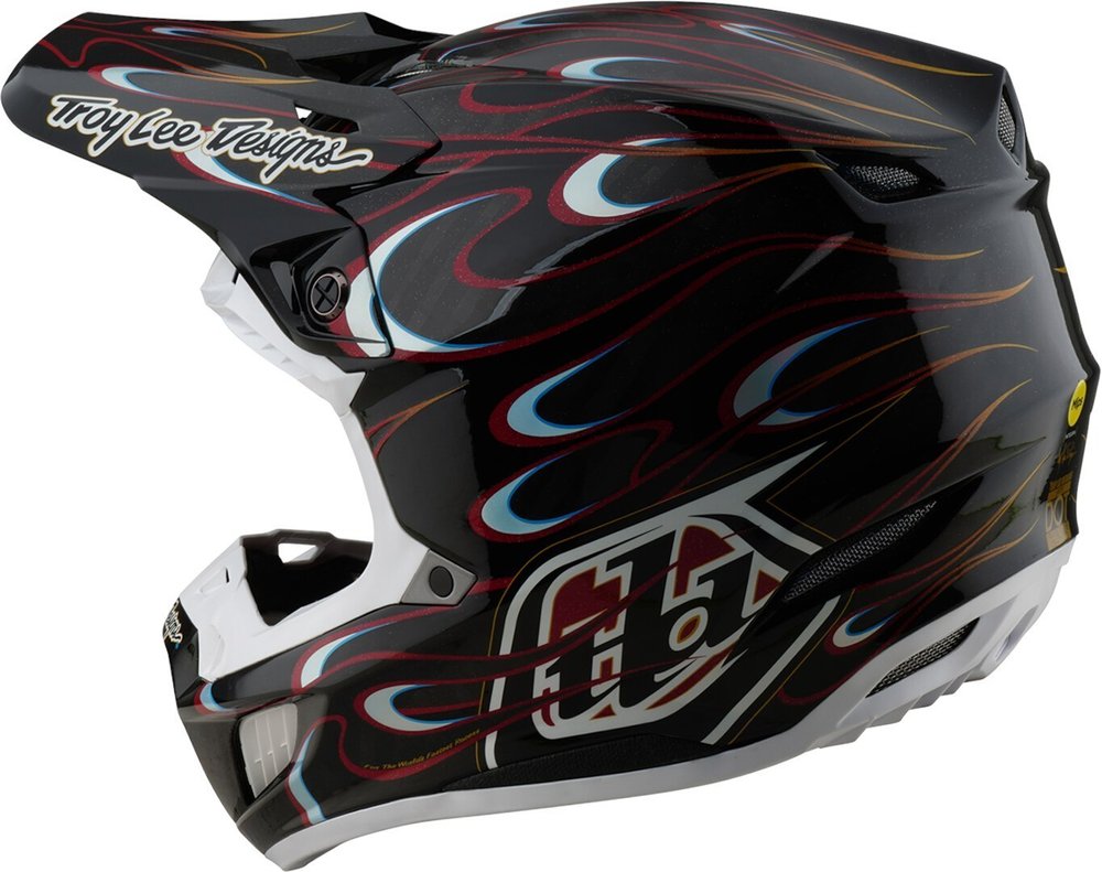 Troy Lee Designs SE5 Carbon MIPS Torched Motocross Helmet