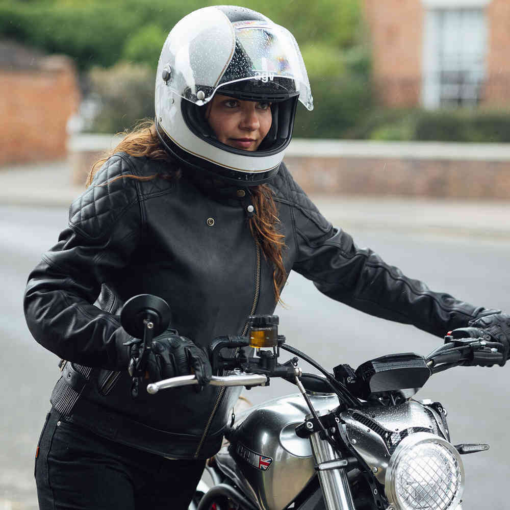 Merlin Bristol D3O Cafe Ladies Motorcycle Leather Jacket