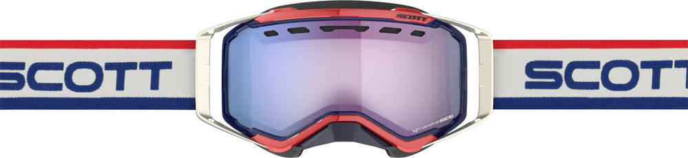 Scott Prospect Light Sensitive Retro White/Blue Snow Goggles