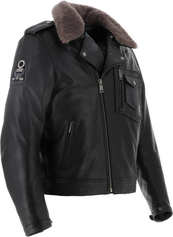 Helstons Perco Motorcycle Leather Jacket