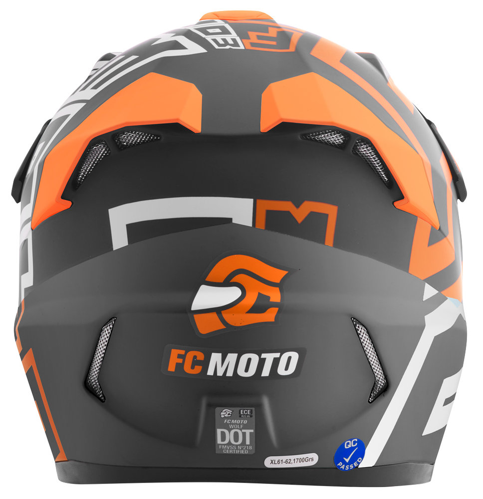 FC-Moto Merkur Flex Motocross Helmet