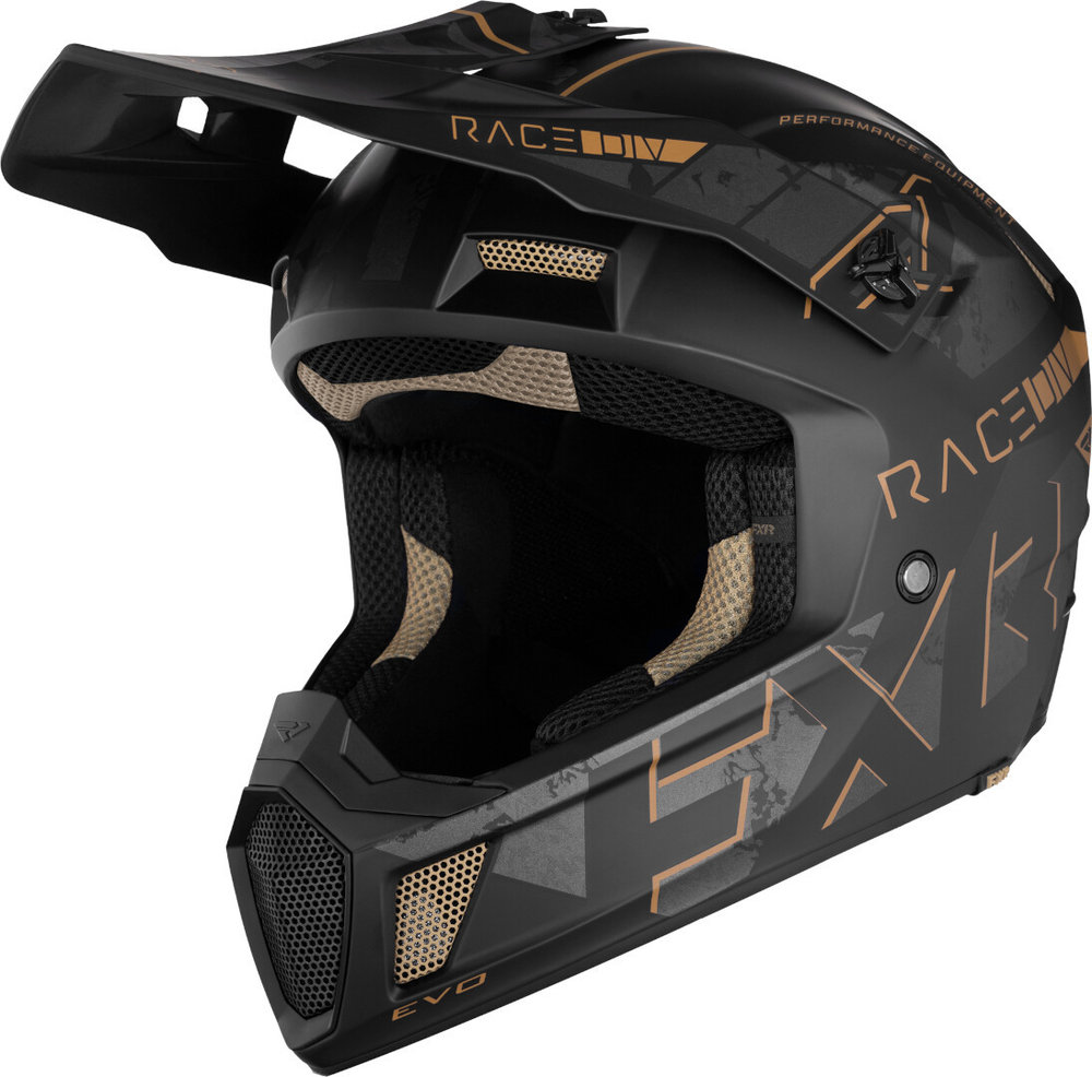 FXR Clutch Stealth Motocross Helmet