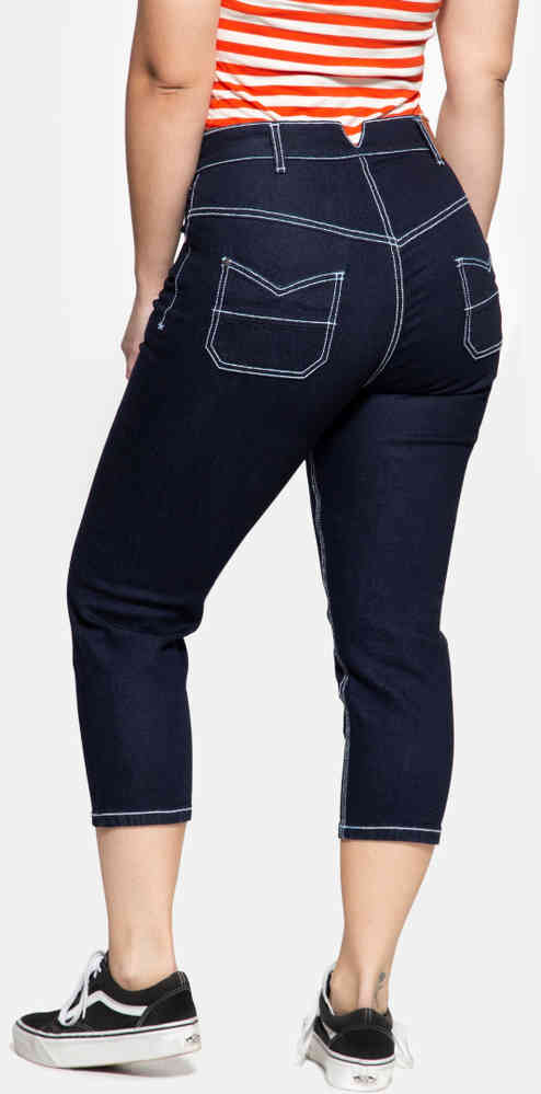 Queen Kerosin Betty Capri Ladies Jeans