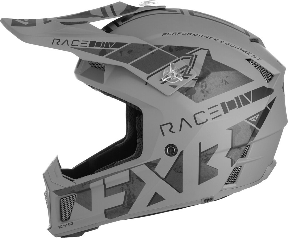 FXR Clutch Stealth Motocross Helmet