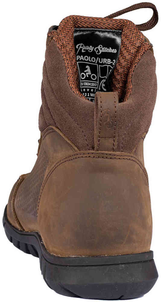 Rusty Stitches Paolo Motorcycle Shoes