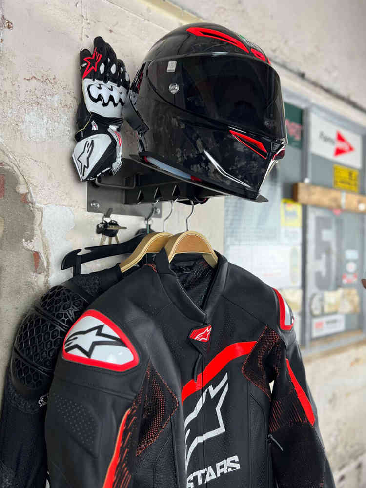 Gray Steel X7 Motorcycle Wardrobe