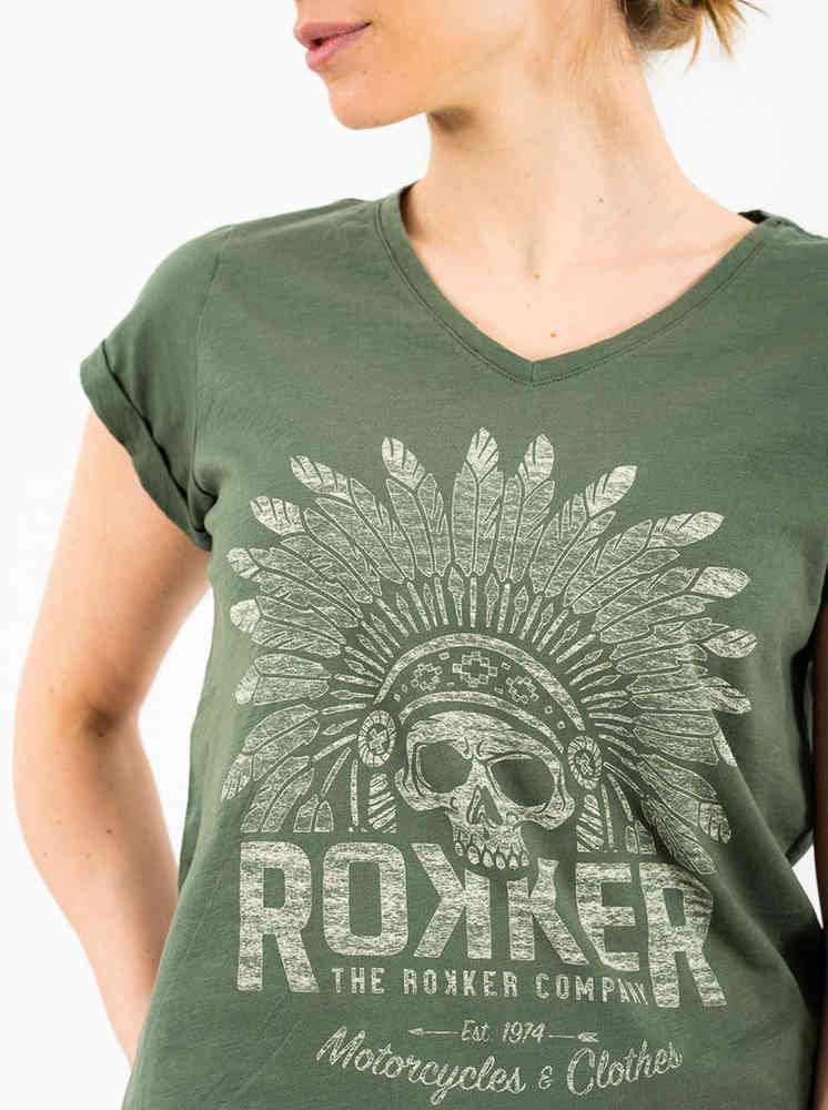 Rokker Indian Bonnet Ladies T-Shirt