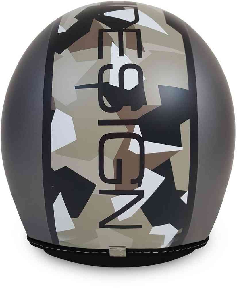 MOMODESIGN Blade Camouflage Jet Helmet Titan Matt