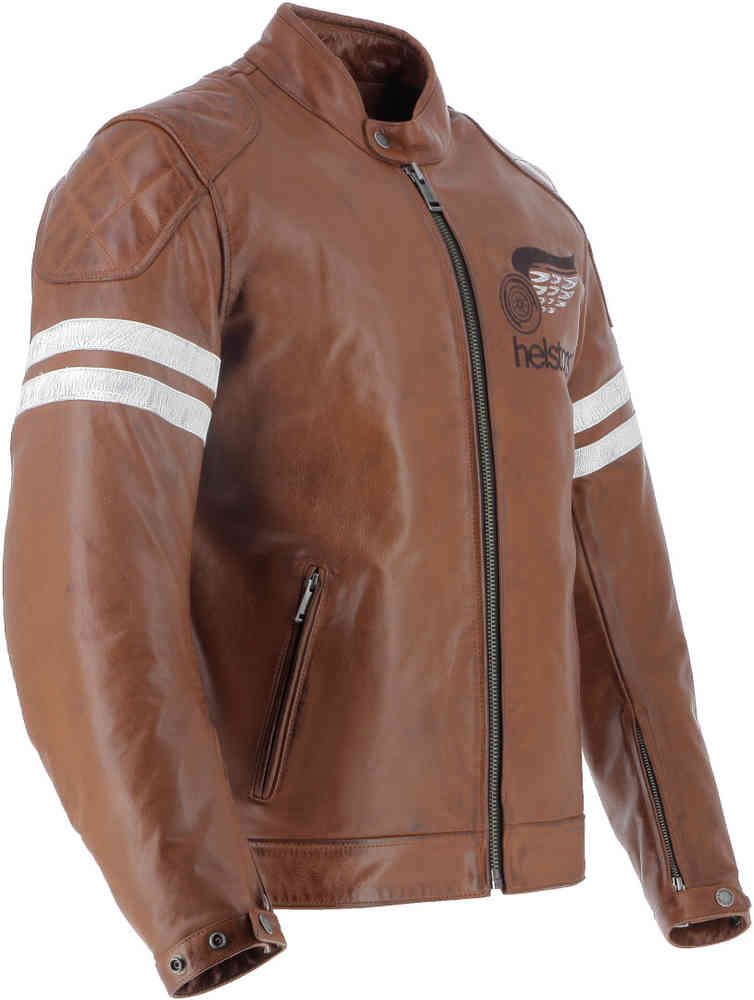 Helstons Jake Speed Motorcycle Leather Jacket