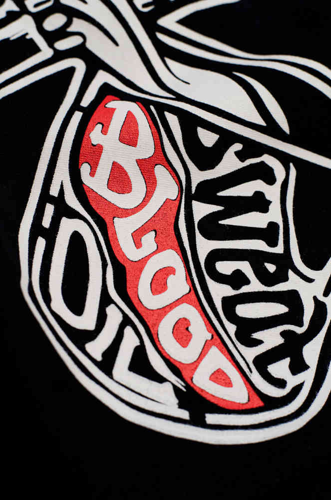 Pando Moto Mike Red Skull T-Shirt