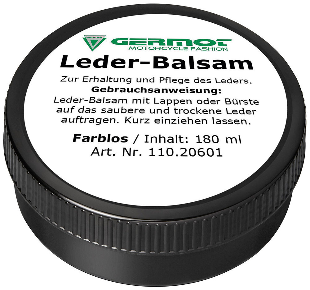 Germot Leather Care 180ml - Black Leather Care Balm