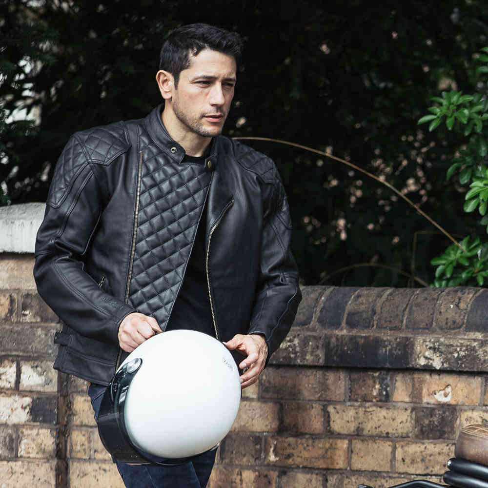 Merlin Chester D3O Cafe Motorcycle Leather Jacket