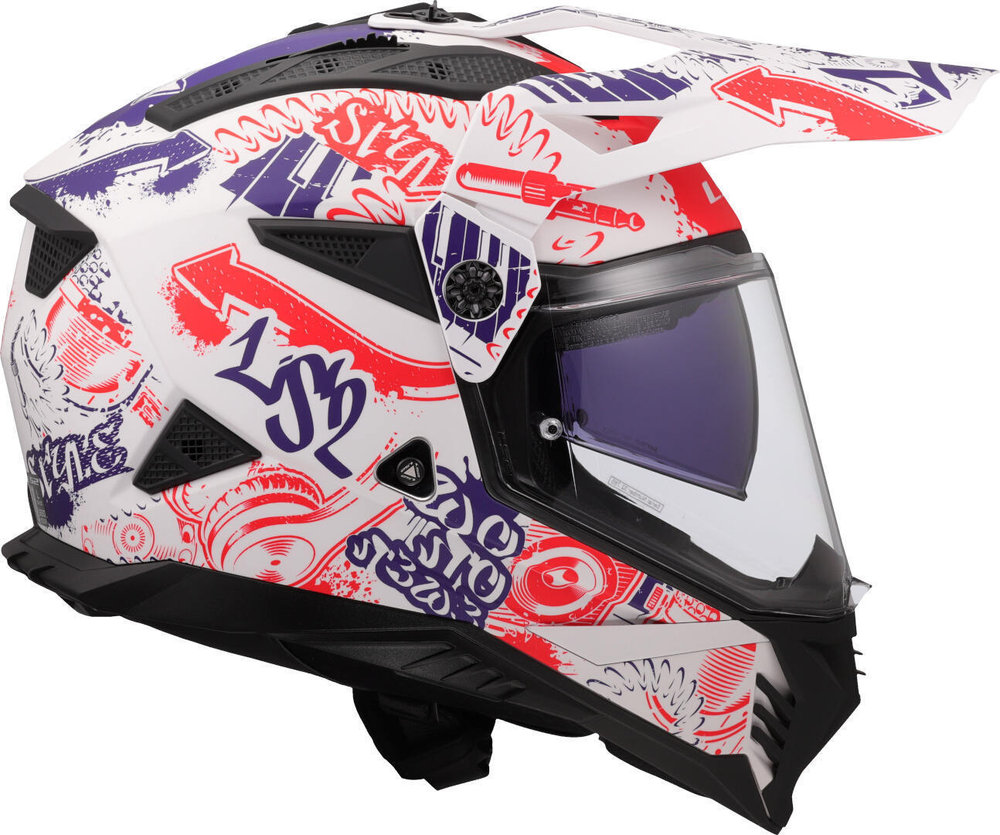 LS2 MX702 Pioneer II Fantasy Motocross Helmet