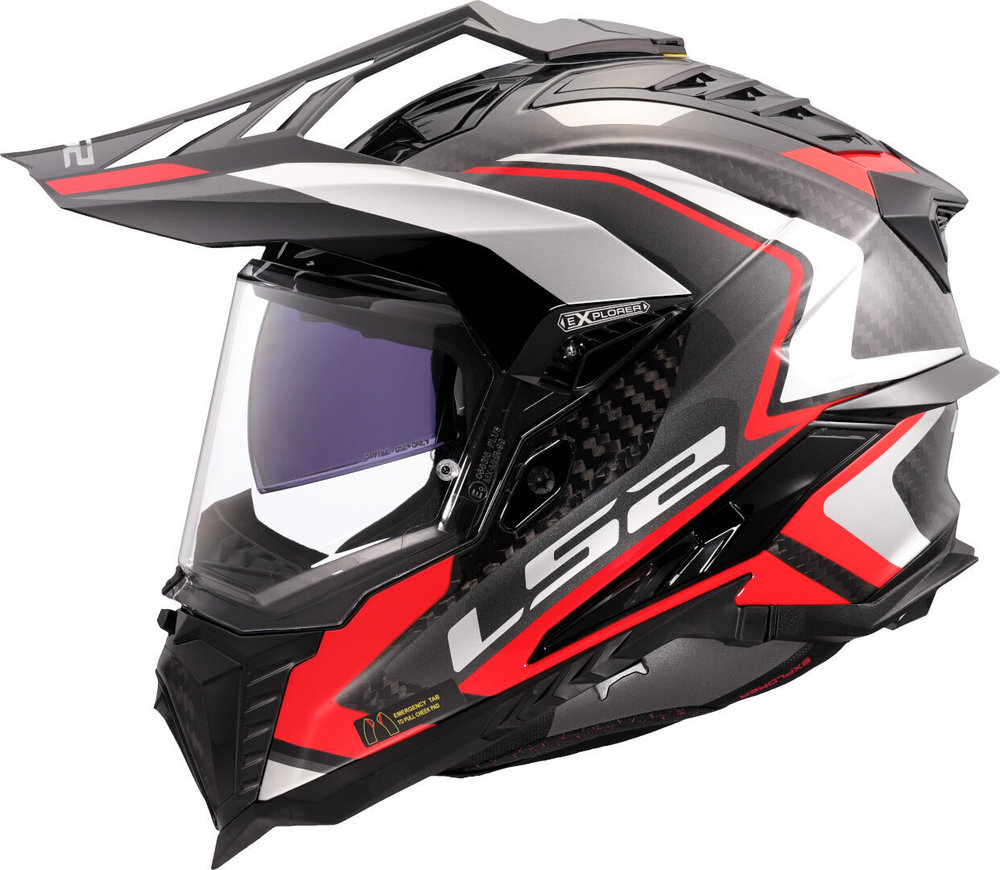 LS2 MX701 Explorer Carbon Frontier II Motocross Helmet