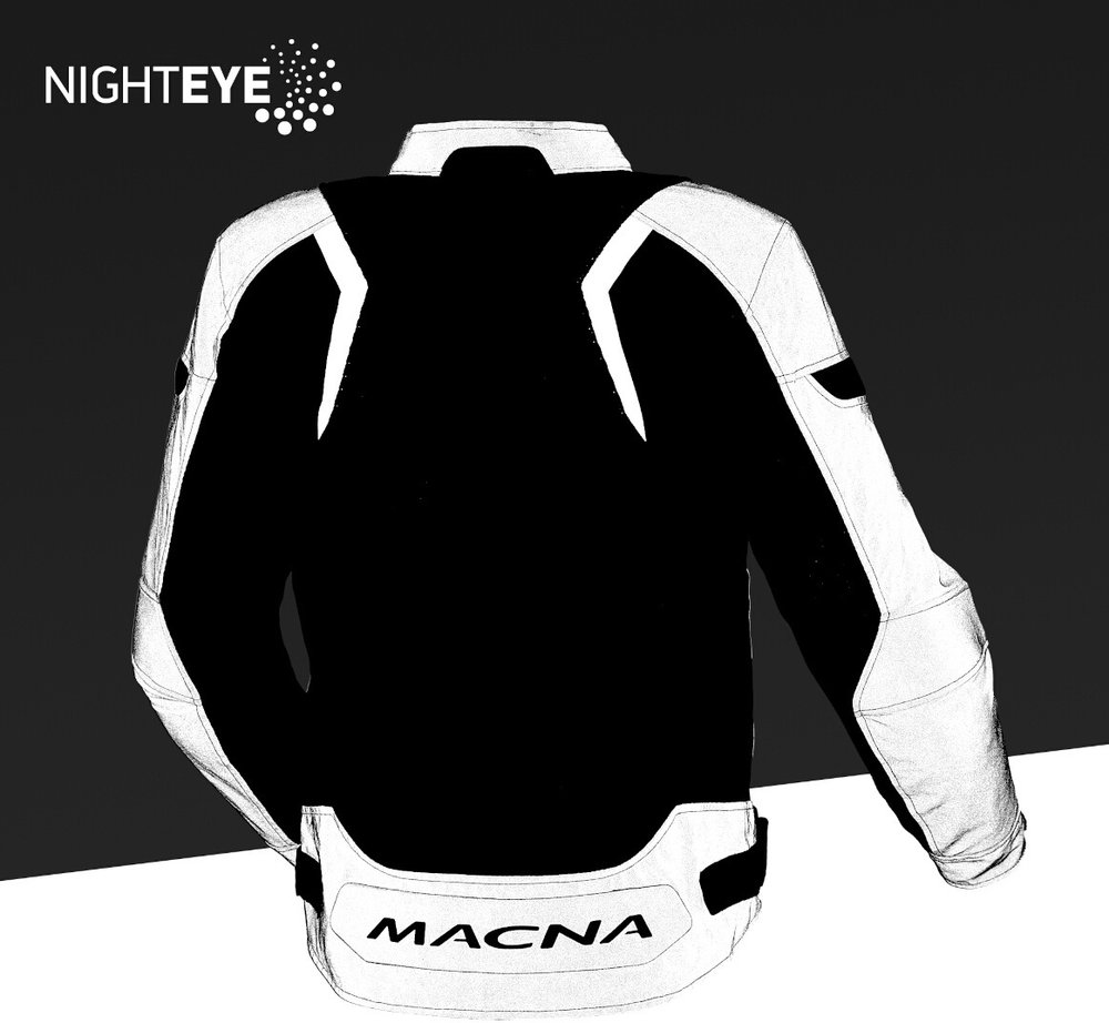 Macna Velotura NightEye Motorcycle Textile Jacket
