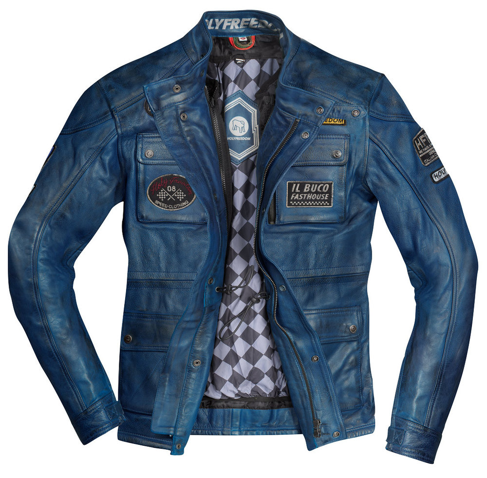HolyFreedom Quattro Evolution Motorcycle Leather Jacket