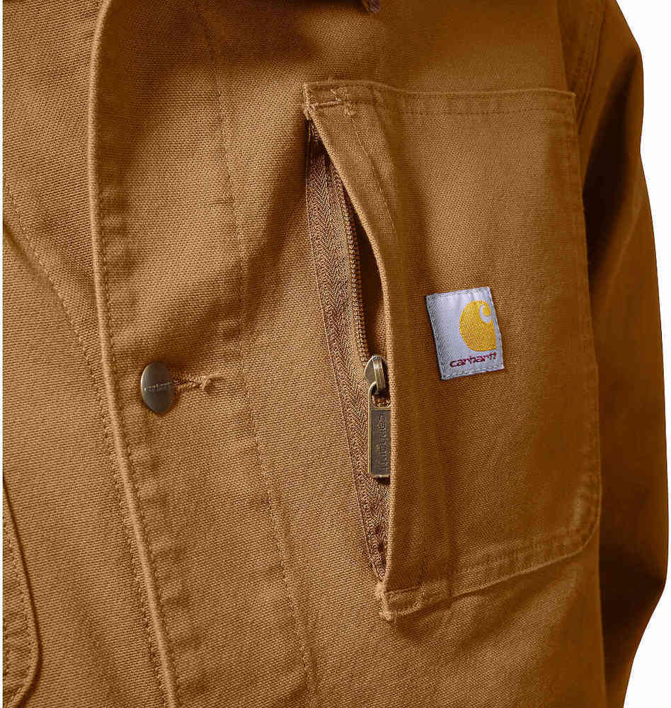 Carhartt Loose Fit Firm Duck Blanket-Lined Chore Coat
