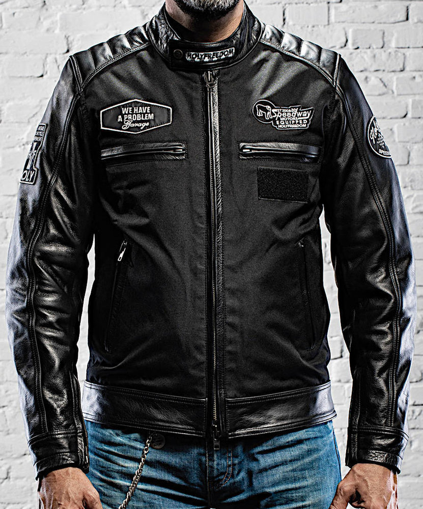 HolyFreedom Zero TL motorcycle leather/textile jacket