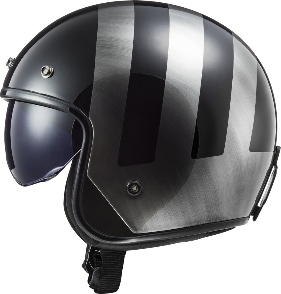 LS2 OF601 Bob II Lines Jet Helmet