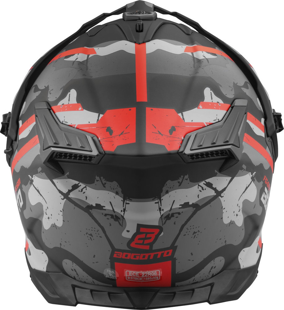 Bogotto FG-601 Sniper Fiberglass Enduro Helmet