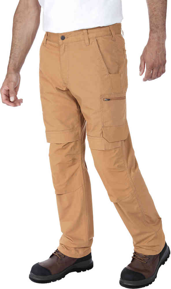 Carhartt Steel Rugged Flex Relaxed Fit Ripstop Double Front Utility Multi Pocket Work Pants