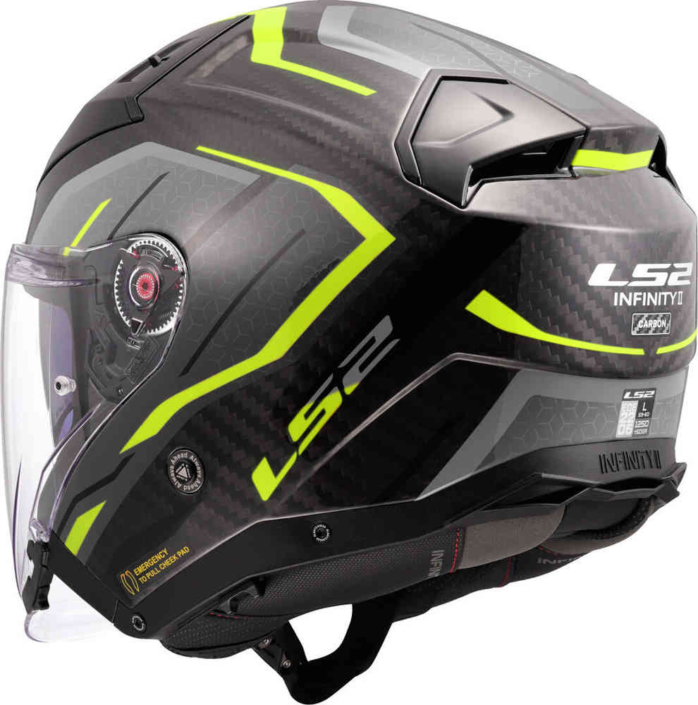 LS2 OF603 Infinity II Carbon Urus Jet Helmet