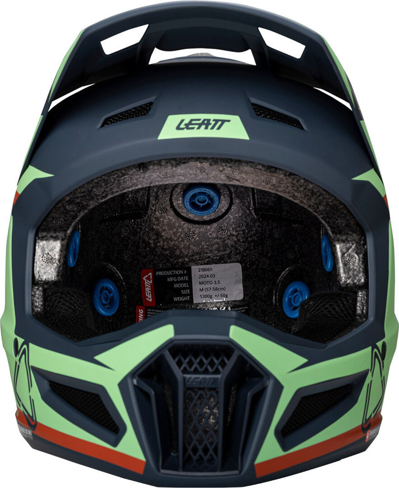 Leatt 3.5 Angled Motocross Helmet with Goggles