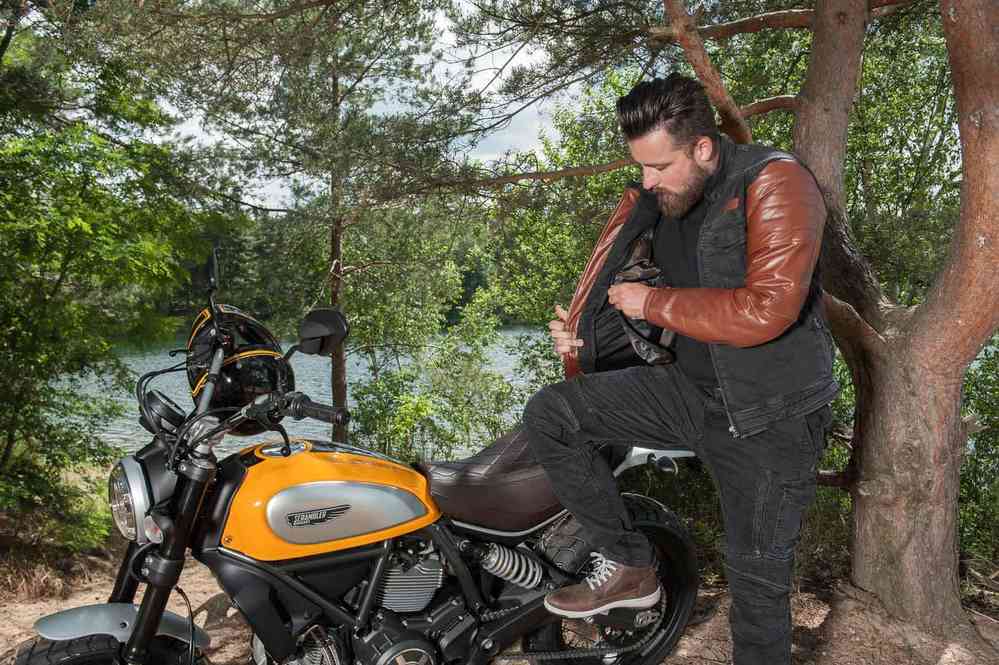 Trilobite Acid Scrambler Motorcycle Textile Jacket