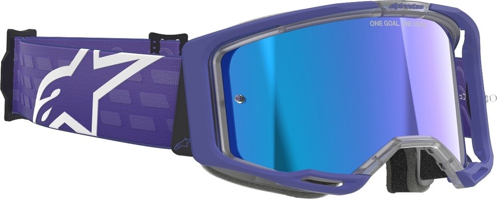 Alpinestars Vision 8 Corp Mirror Stripes Motocross Goggles