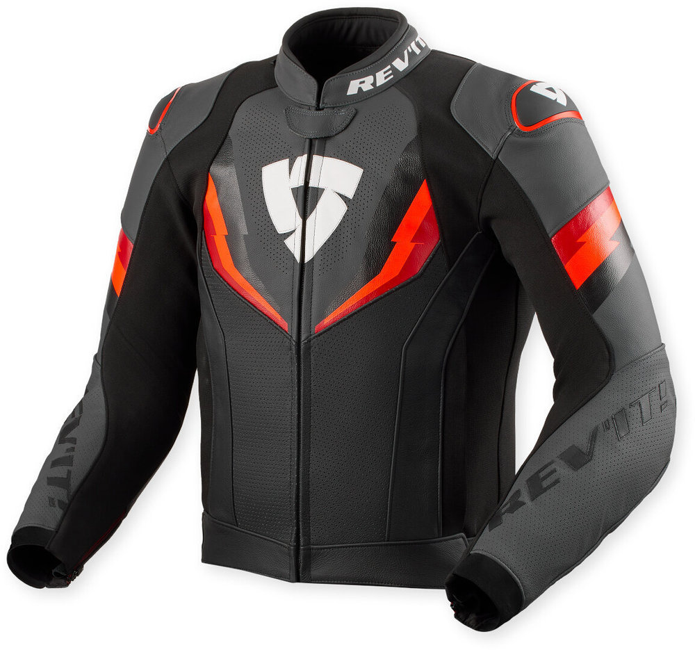 Revit Quantum 3 perforated Motorcycle Leather Jacket