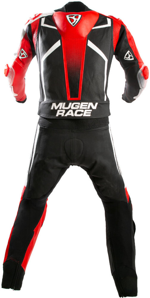 MUGENRACE Sidegun perforated Two Piece Motorcycle Leather Suit