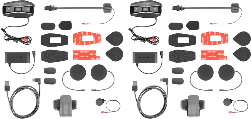 Interphone U-com 16 Bluetooth Communication System Double Pack