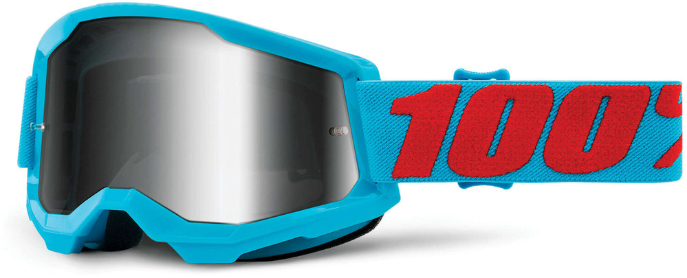 100% Strata 2 Chrome Motocross Goggles