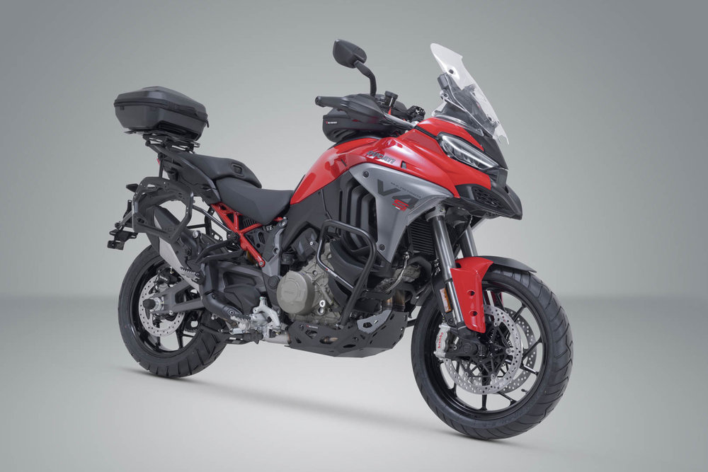 SW-Motech URBAN ABS topcase system - Black. Ducati Multistrada V4 models (20-).
