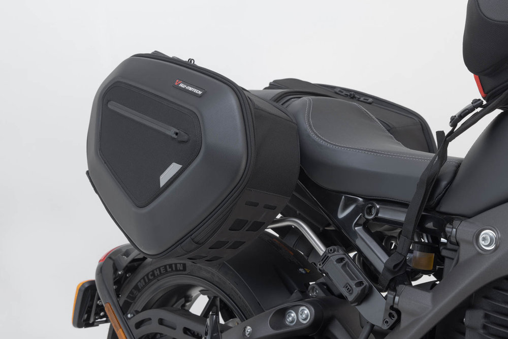 SW-Motech PRO BLAZE H saddlebag set - Black. LiveWireONE.