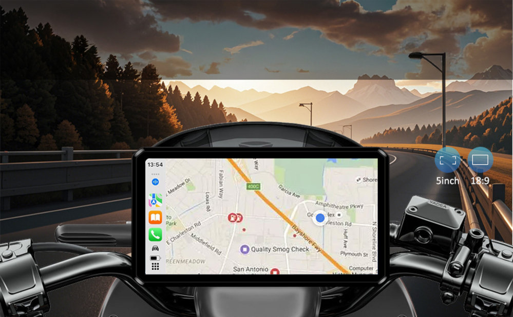 AlienRider M2S  Motorcycle Multimedia System + Camaras + Wave-Radar