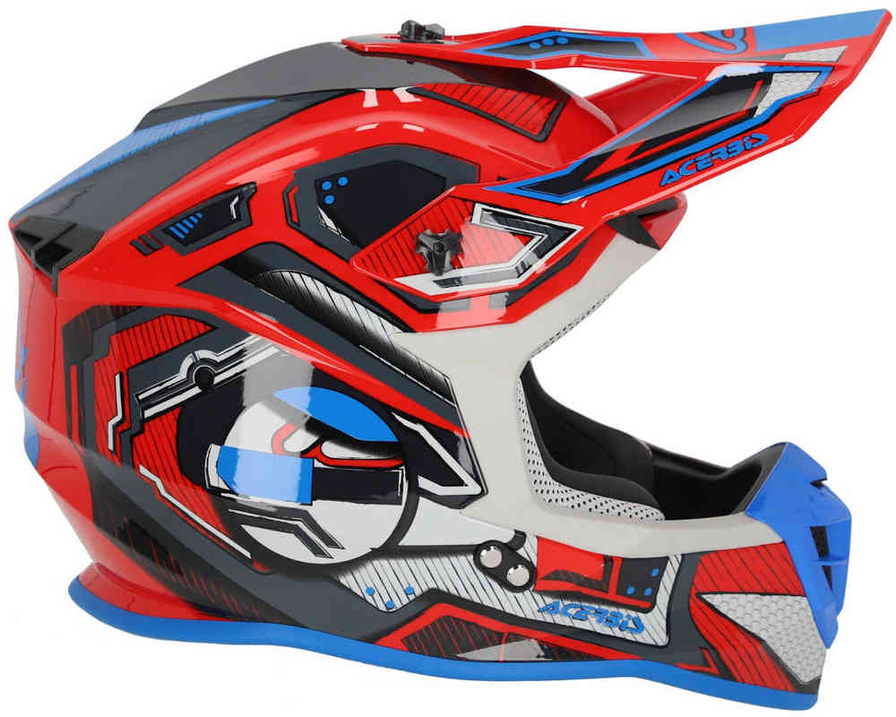 Acerbis Linear Graphic 2024 Motocross Helmet