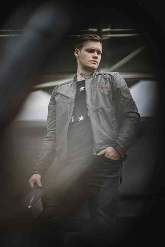 Black-Cafe London Sydney Motorcycle Leather Jacket