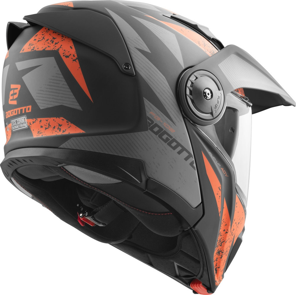 Bogotto FG-102 Safari Fiberglass Enduro Helmet