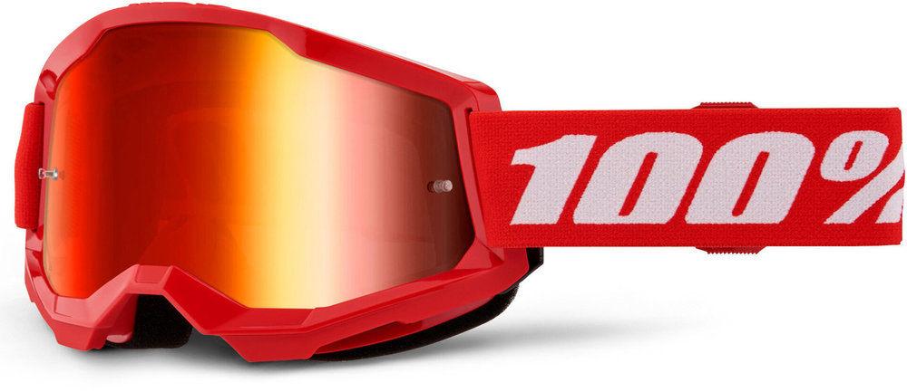 100% Strata 2 Essential Chrome Motocross Goggles